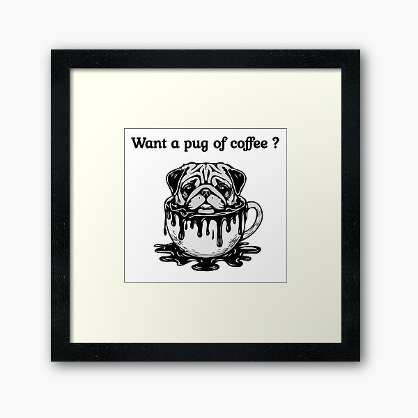 Artikel-Vorschau von A pug of coffee, designt und verkauft von SonZza.