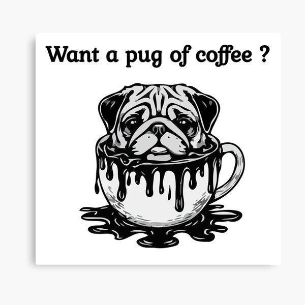 Artikel-Vorschau von A pug of coffee, designt und verkauft von SonZza.