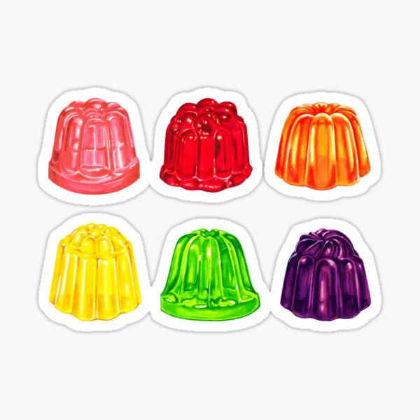 Item preview, Rainbow Jello Pattern - White designed and sold by Kelly  Gilleran.