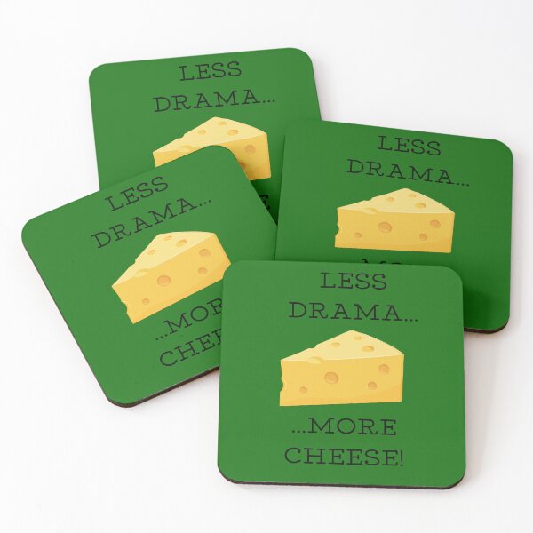 Item preview,  Less drama, more cheese ! designed and sold by Kurpiel.