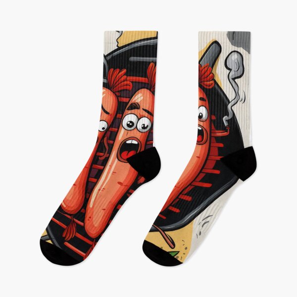 Item preview, Sausages of fear. designed and sold by MyHappyArtShop.
