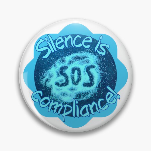 Item preview, Silence is compliance! designed and sold by Kid Wits Ink  "Wise enough to leave a lasting impression!".