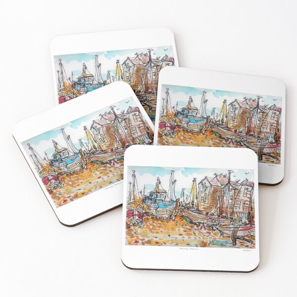 Item preview, Hastings Harbour , Watercolour Inks designed and sold by Luke Bailey.