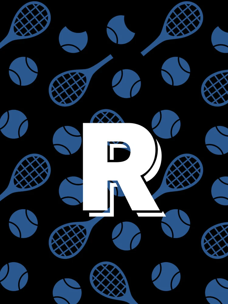 Thumbnail 4 of 4, Samsung Galaxy Phone Case, Letter R on Tennis Pattern designed and sold by PatternCreators.