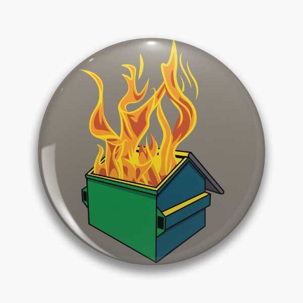 Artikelvorschau, Müllcontainer Feuer entworfen und verkauft von Radial Designs.