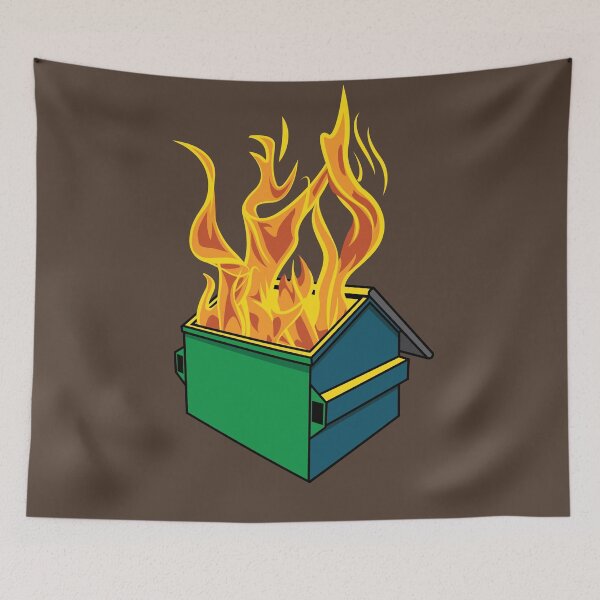 Item preview, Dumpster Fire designed and sold by Radial Designs.