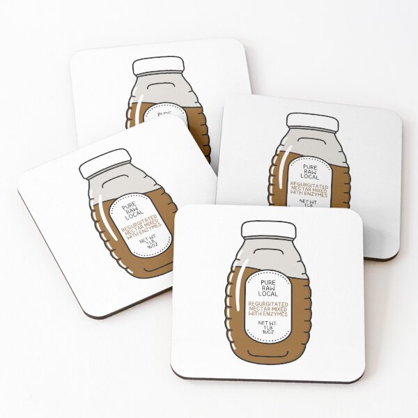 Item preview, REGURGITATED NECTAR MIXED WITH ENZYMES (Honey) designed and sold by chicorycreative.