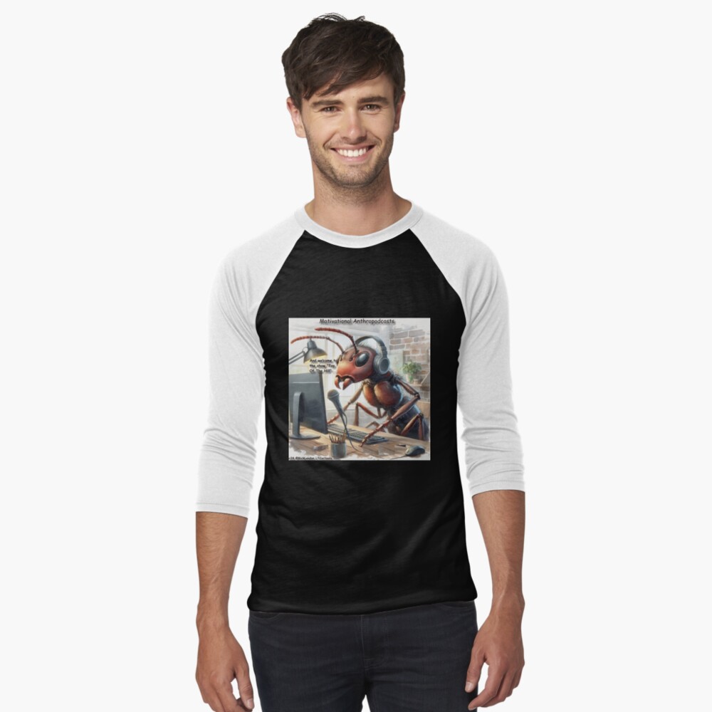 Item preview, Baseball ¾ Sleeve T-Shirt designed and sold by ltcartoons.