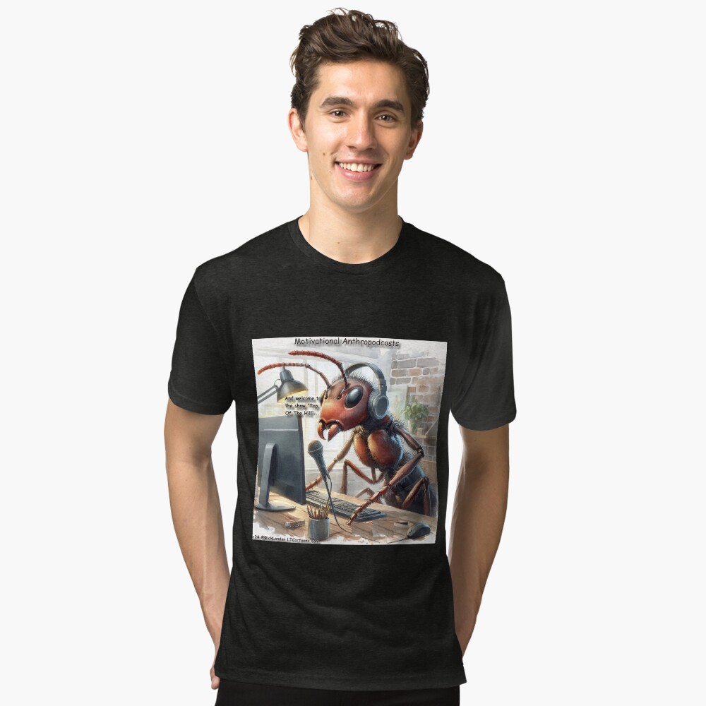 Item preview, Tri-blend T-Shirt designed and sold by ltcartoons.