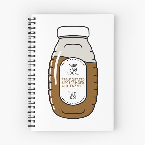 Item preview, REGURGITATED NECTAR MIXED WITH ENZYMES (Honey) designed and sold by chicorycreative.