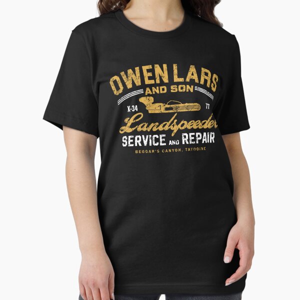 Item preview, Owen Lars y su hijo aterrizan en el Speeder designed and sold by Candywrap Studio.