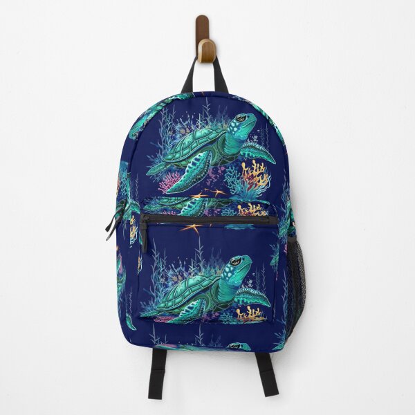 Item preview, Sea turtle watercolor Style Summer Ocean Vibes designed and sold by BluedarkArt.