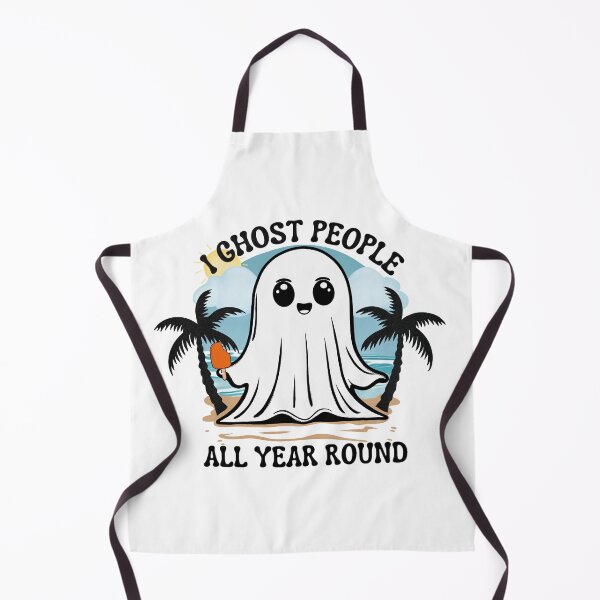 Item preview, I Ghost People All Year Round - Introverted Ghost designed and sold by Lorena Tiana.