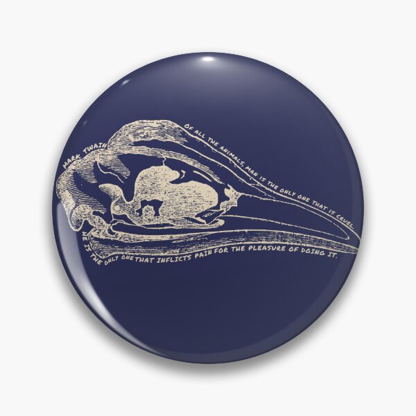 Item preview, Mark Twain on The Cruelty of Man designed and sold by SweetsAndSavary.