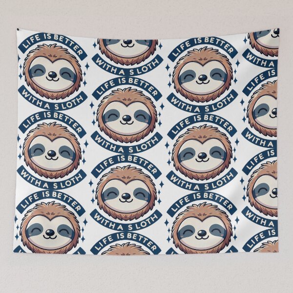 Item preview, Sloth Life: Embrace the Slow and Happy designed and sold by SplashTastic.