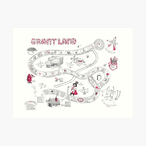 GrantLand : Writing a Proposal Never Tasted So Sweet Art Print