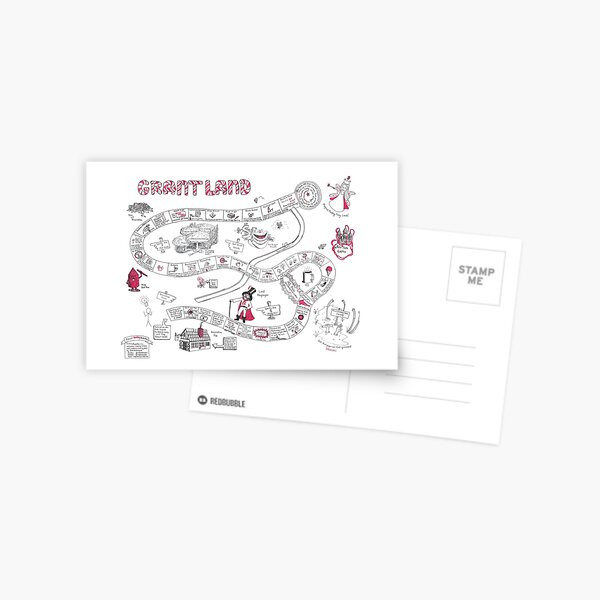 GrantLand : Writing a Proposal Never Tasted So Sweet Postcard