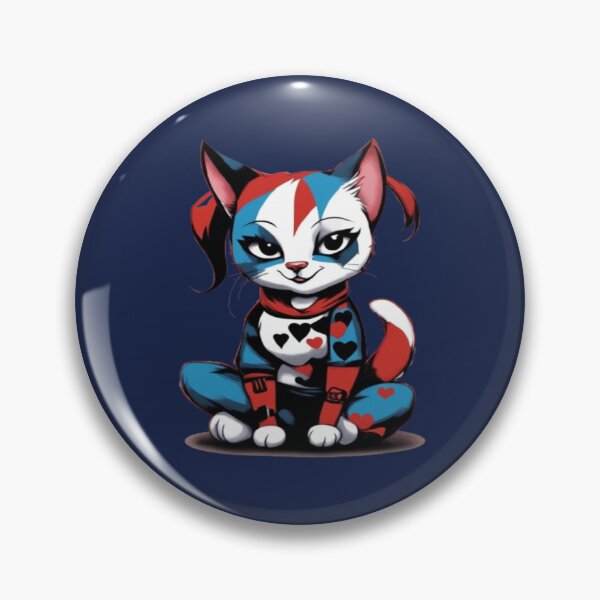 Item preview, Harley The Cat, Product Colour: Azure Blue designed and sold by Midnight Veil Designs.