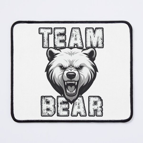 Item preview, Team Bear - I Choose Bear - White Bear - Logo designed and sold by Curtis Brown.