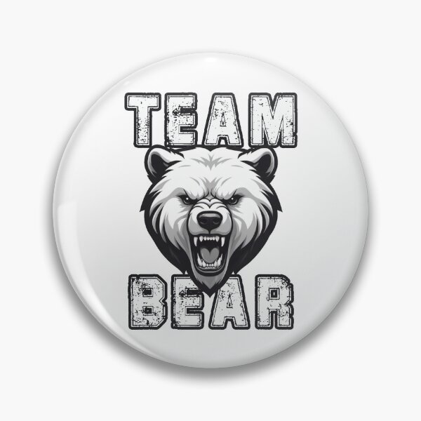 Item preview, Team Bear - I Choose Bear - White Bear - Logo designed and sold by Curtis Brown.