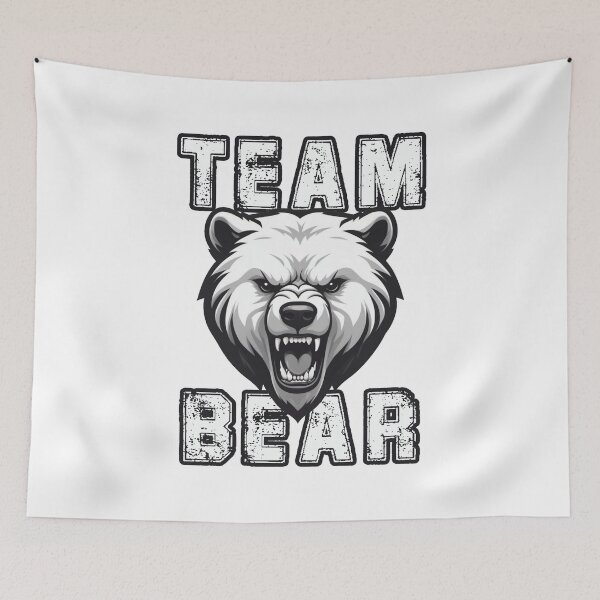 Item preview, Team Bear - I Choose Bear - White Bear - Logo designed and sold by Curtis Brown.