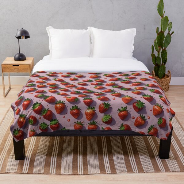Item preview, Patrón "Campos de fresas dulces" designed and sold by Generic RedHead Designs.
