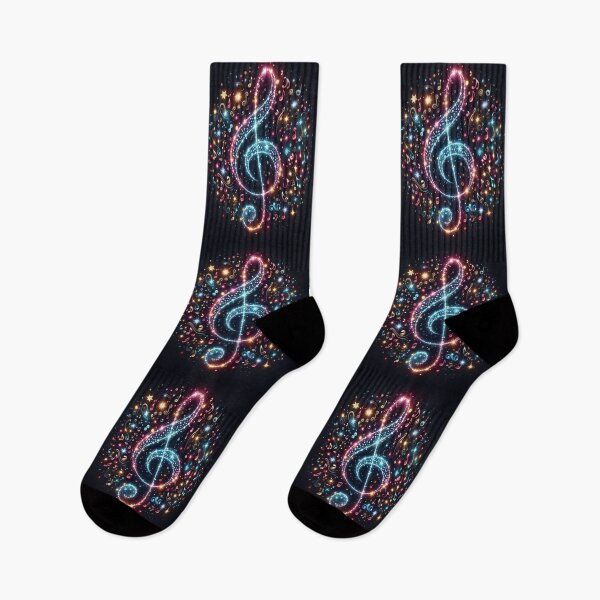 Item preview, A Starry Dreamy Treble Music AI Generated designed and sold by BrightrDayMusicArt.