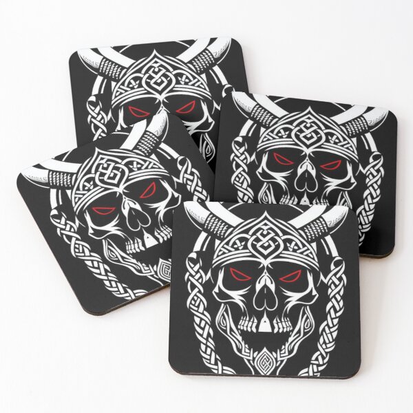 Item preview, Abstract Viking Skull Art designed and sold by TheDarkWardrobe.
