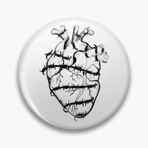 Item preview, Barbed wire fence heart designed and sold by thesongofstorms.