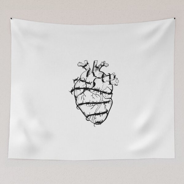 Item preview, Barbed wire fence heart designed and sold by thesongofstorms.
