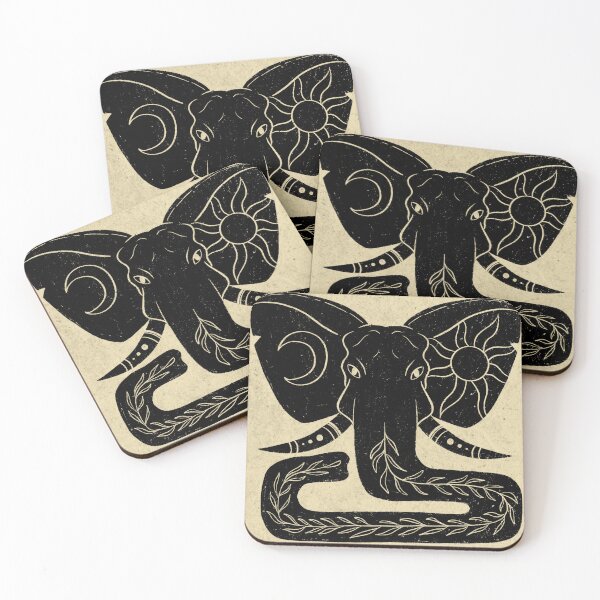 Item preview, Flowered Elephant designed and sold by drawelooo.