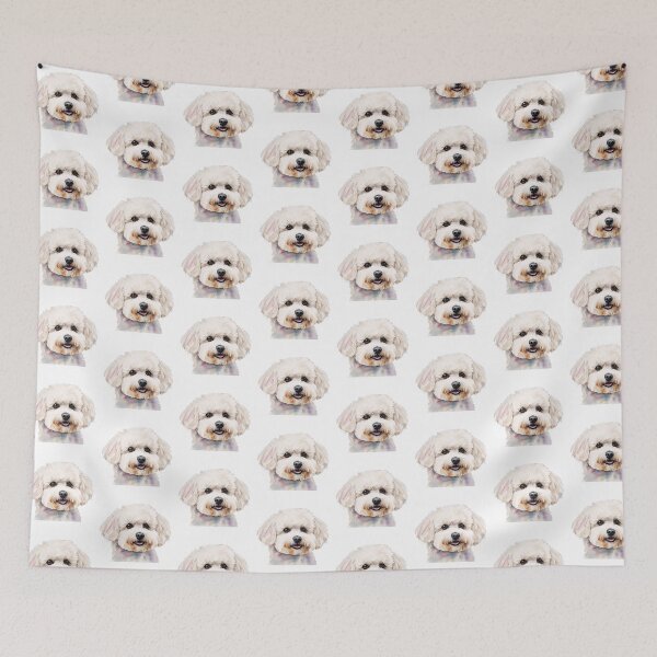 Item preview, Bichon Frise Portrait designed and sold by ChaosReigns91.