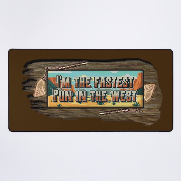 Item preview, FASTEST PUN IN THE WEST  designed and sold by THE AMERICAN TEEVANGELIST.