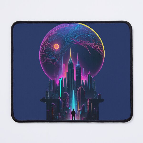 Item preview, Neon Dreams: Retrofuturism Cityscape designed and sold by Slick-Waffles.