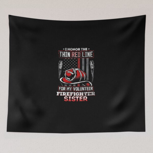 Item preview, Volunteer Firefighter Sister Support designed and sold by shirtkings.