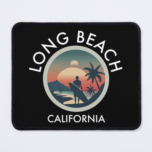Item preview, Long Beach - California (with White Lettering) designed and sold by VelvetRoom.