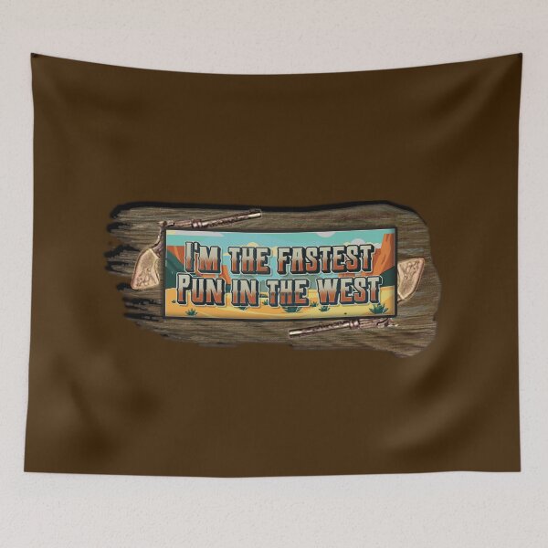Item preview, FASTEST PUN IN THE WEST  designed and sold by THE AMERICAN TEEVANGELIST.