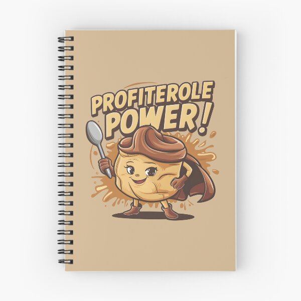 Item preview, Profiterole Power! Cute Happy Profiterole French Pastry Dessert Lover designed and sold by KLArtzStore.
