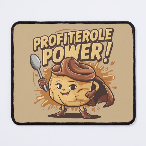 Item preview, Profiterole Power! Cute Happy Profiterole French Pastry Dessert Lover designed and sold by KLArtzStore.