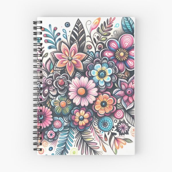 Item preview, Crayon art, flowers designed and sold by itsyorstore.
