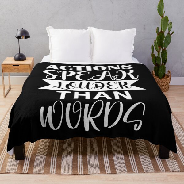 Item preview, Wisdom Quote Actions Speak Louder Than Words designed and sold by bolimj.