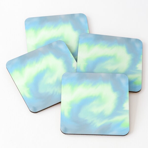 Item preview, Blue & green tye dye pattern  designed and sold by Artistkhg.