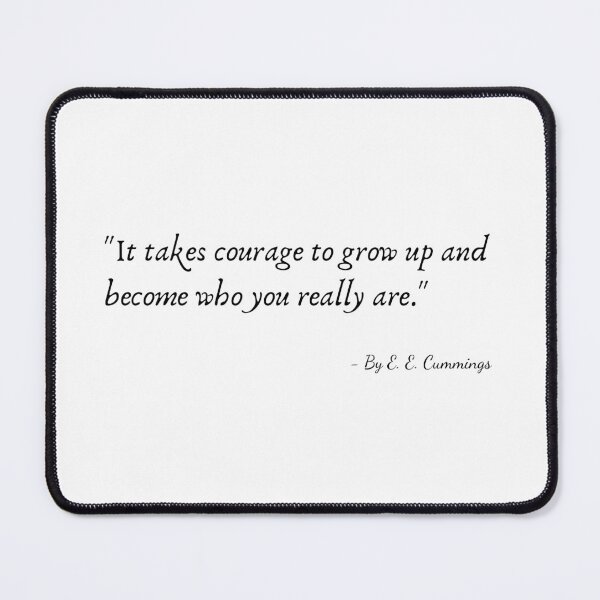 Item preview, A Quote by E. E. Cummings designed and sold by Poemit.