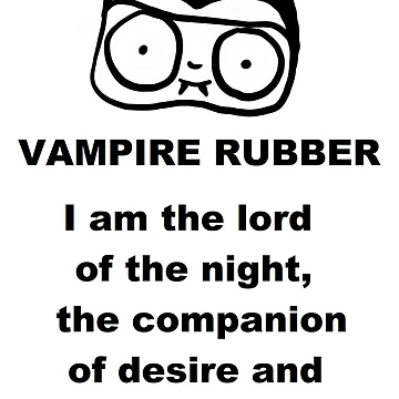 Artwork thumbnail, VAMPIRE RUBBER by RubberWorld