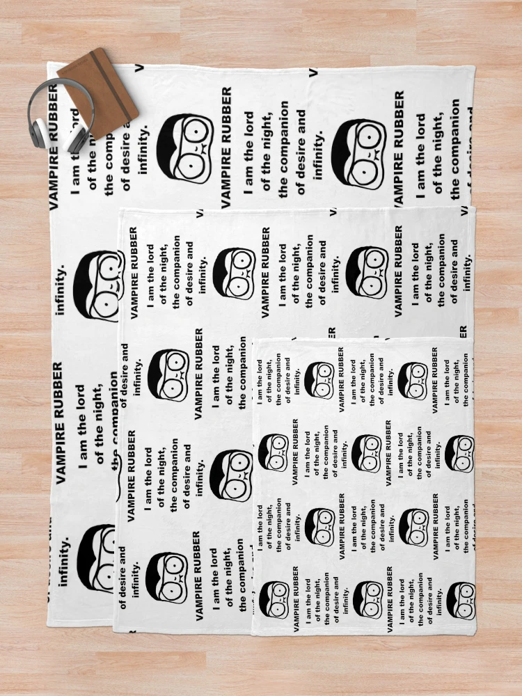 Thumbnail 5 of 6, Throw Blanket, VAMPIRE RUBBER designed and sold by RubberWorld.