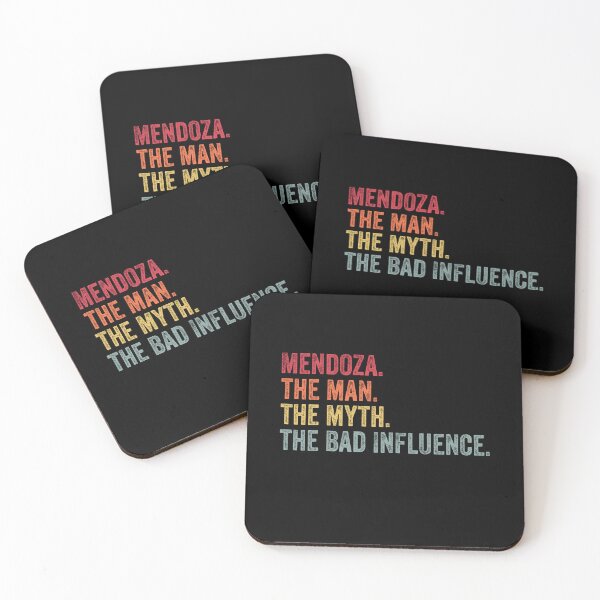 Item preview, Vintage Mendoza Man Myth The Bad Influence Last Name designed and sold by Amineharoni.