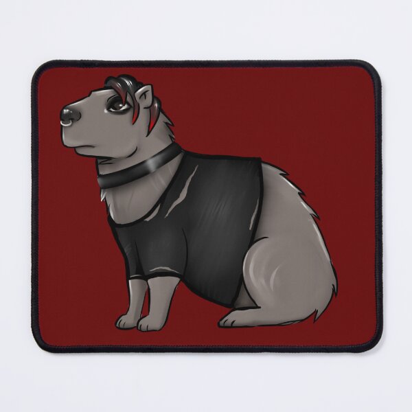 Item preview, Goth Capybara designed and sold by Dinneendraws.