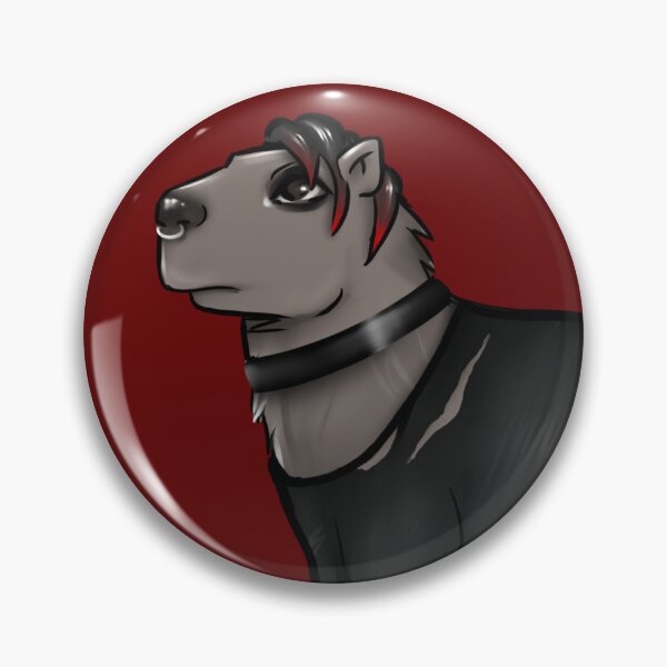 Item preview, Goth Capybara designed and sold by Dinneendraws.
