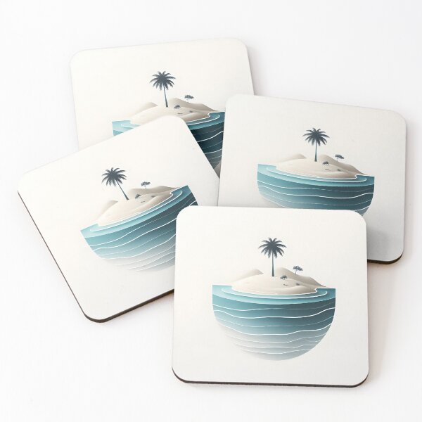 Item preview, Island illustration in 3D designed and sold by bernhagen.