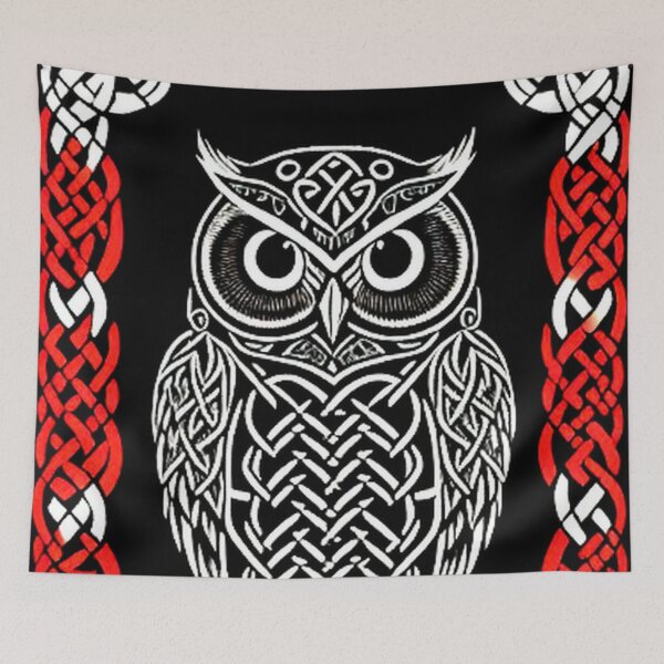 Item preview,  Abstract Owl Art designed and sold by TheDarkWardrobe.